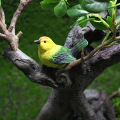 5pcs Bird & Nest Ornaments DIY Indoor Outdoor Garden Decoration