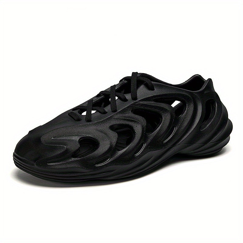 Men's Lightweight Beach Sandals Hollow Out Slip-On