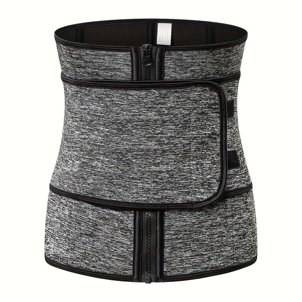 Waist Trainer Tummy Wrap Tummy Control Workout Zipper Slimmer Belly Belt