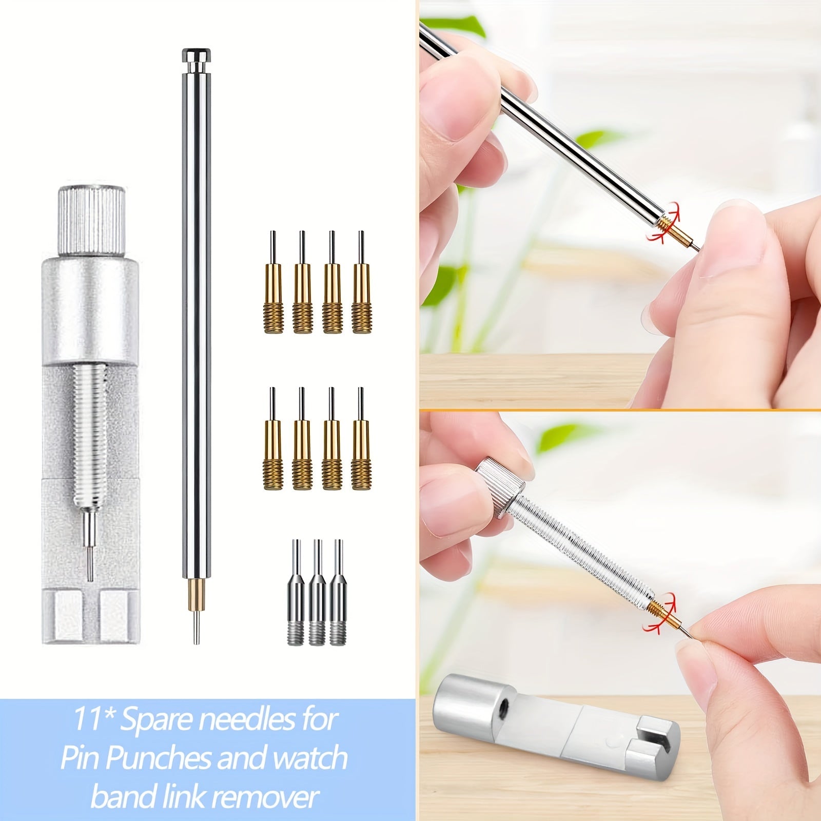 67pcs Watch Repair Kit Watch Link Removal & Resizing Opener Screwdriver Set