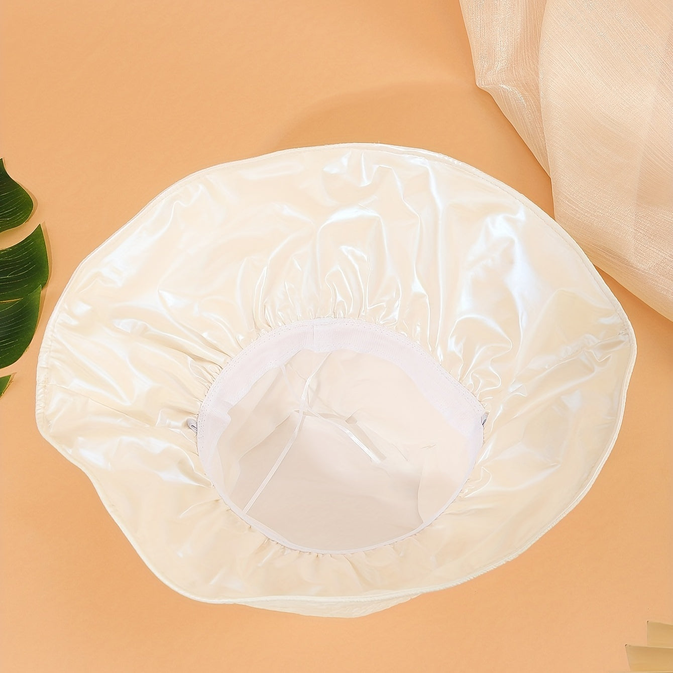 Embossed Wide Brim Sun Hat UV Protection Large Bucket Hat