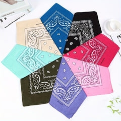 Paisley Pattern Handkerchief Small Square Scarf Bandana for Daily Decoration