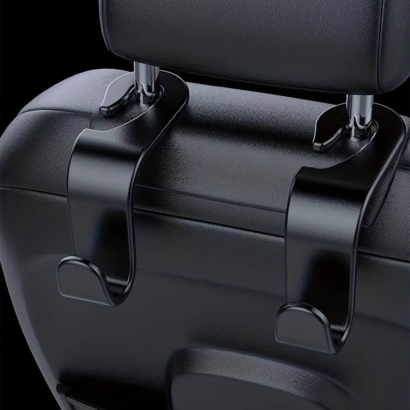 2pcs Car Seat Back Hanging Hooks Hidden Storage Hooks