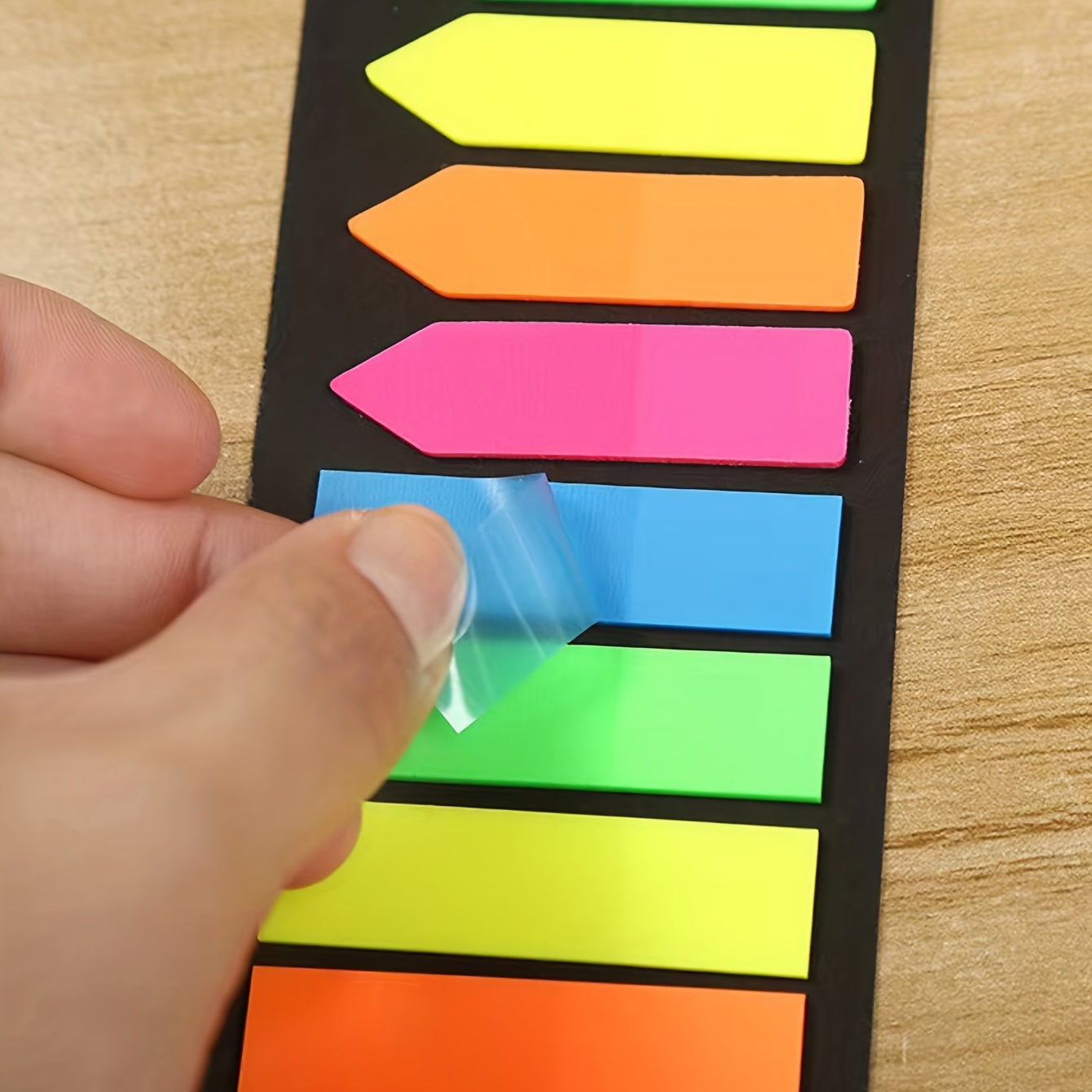 600pcs Colorful Transparent Sticky Notes Memo Pad Stickers