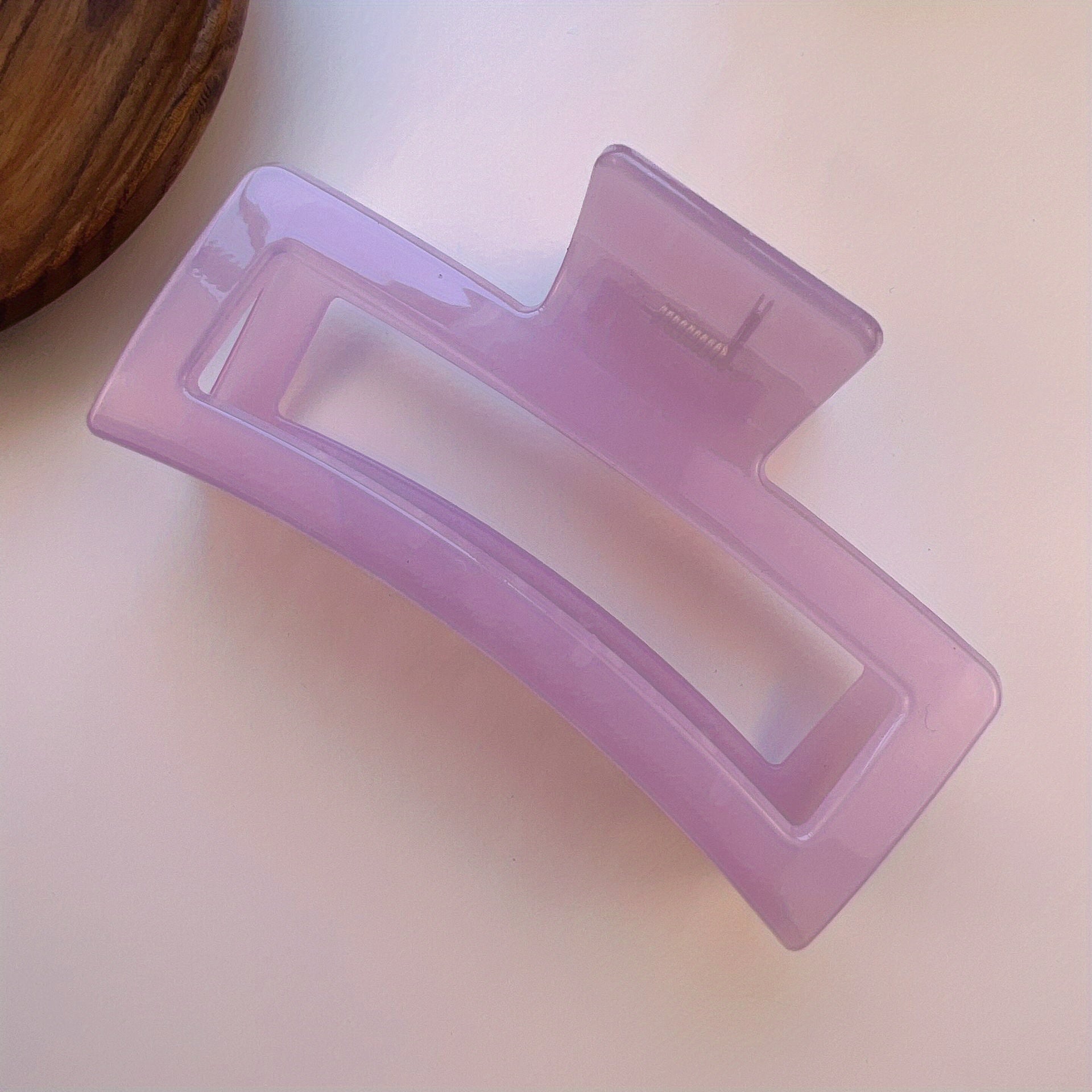 Large Clear Hair Claw Clip Non Slip Strong Hold Grip Hair Jaw Clip