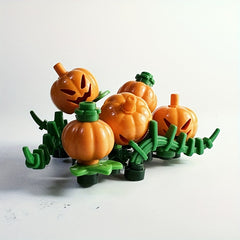 Halloween Pumpkin & Skull Blocks Model Toy Ornaments