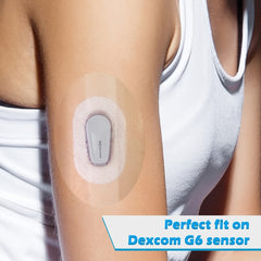 Dexcom G6 Sensor Adhesive Stickers 20 50pcs PU Material Transparent Cases