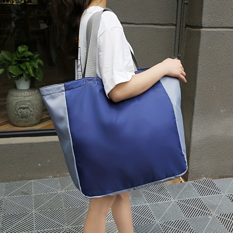 Extra Large Travel Tote Bag Foldable Shopping Grocery Bag Portable Shoulder Bag