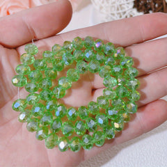 68pcs Crystal Glass Beads Bracelet Necklace Making DIY Bead 8mm
