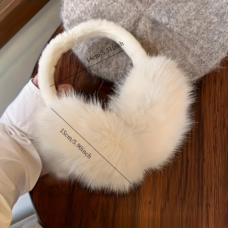 Windproof Plush Cozy Women's Earmuffs Winter Comfort