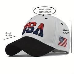 American Flag Baseball Cap Embroidered Hat for Men Women