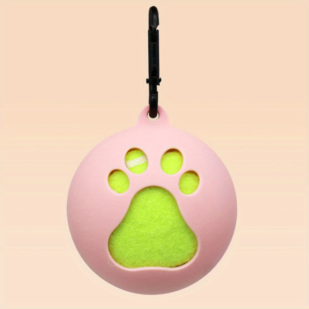 Pet Toy Tennis Ball Holder with 1 Tennis Ball
