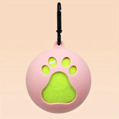 Pet Toy Tennis Ball Holder with 1 Tennis Ball