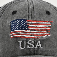 Vintage Baseball Cap American Flag Trucker Hip Hop Sun Hat