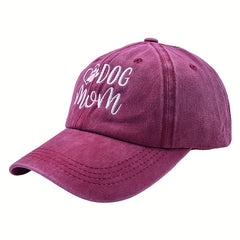 Embroidery Baseball Cap Cartoon Pet Washed Distressed Mom Dad Hats