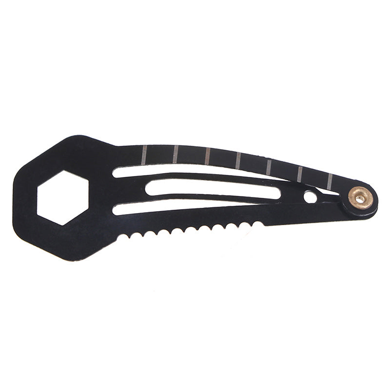 Mini Tool Hairclip Stainless Steel Women Self defense Survival