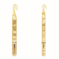 Transparent Crystal Crochet Hook Set for DIY Knitting Sweater