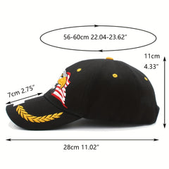 American Flag Baseball Cap Eagle Embroidery Unisex Sun Hat