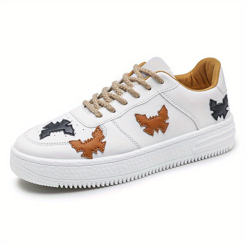 Men's Bats Lace-up Sneakers Skate Shoes Good Grip Breathable