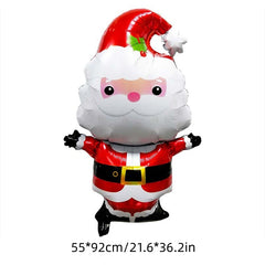 Christmas Foil Balloons Santa Snowman Xmas Decoration