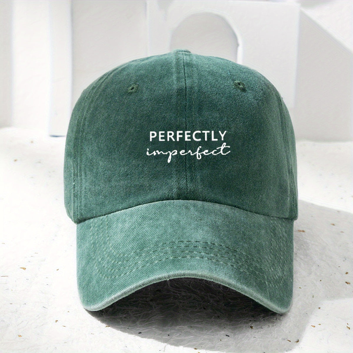 Washed Distressed Baseball Cap Unisex Sun Hat