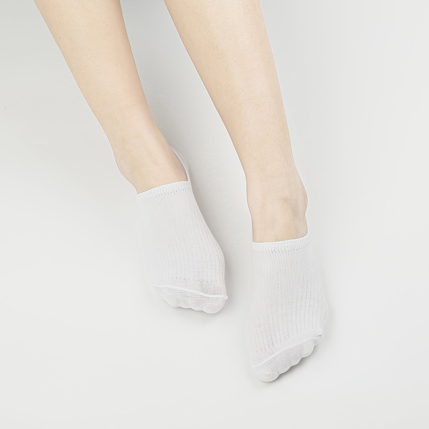 5 Pairs Solid Ankle Socks Women's Stockings