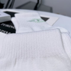 3 Pairs Mid Tube Socks Casual Sporty Breathable Crew Length Women's Stockings