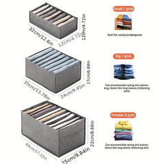 Clothes Wardrobe Organizer Container Closet Underwear Storage Box