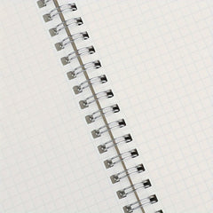 A5 B5 Spiral Graph Paper Notebooks, 160 Pages, Dotted Ruling