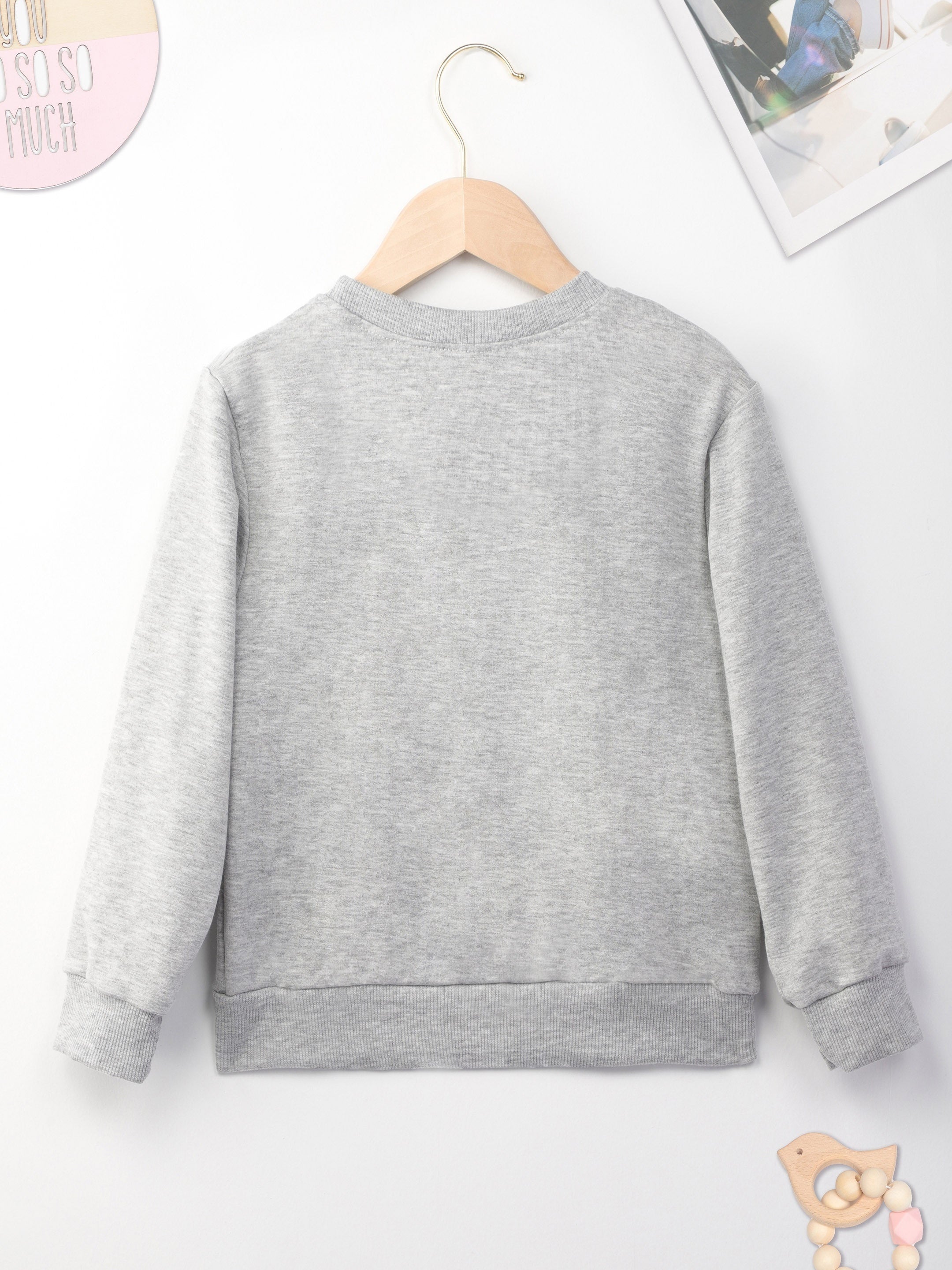 I GOT MY ATTITUDE Letter Print Boys Casual Creative Pullover Sweatshirt