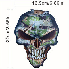 Skull Patches Iron On Sticker Dead Heat Transfer Decals Jackets Backpacks