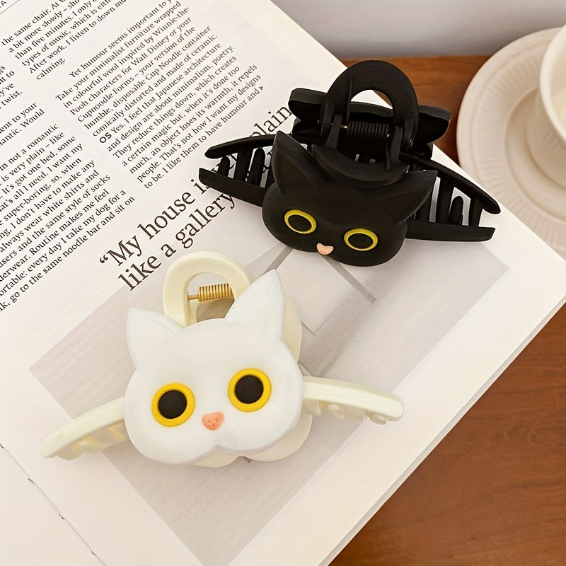 Silicone Cat Hair Claw Hair Clip Female Large Back Head Clip Cartoon Headwear
