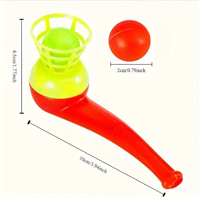 20pcs Magic Floating Ball Blowers Assorted Colors Plastic Desk Toys