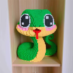 15000pcs Year of the Snake Animal Building Block Toy Set