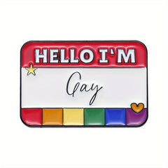 Stylish Label Pin for Backpacks Jackets