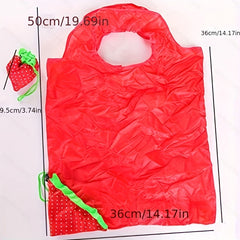 Strawberry Folding Shopping Bag Portable Eco Friendly Grocery Bag
