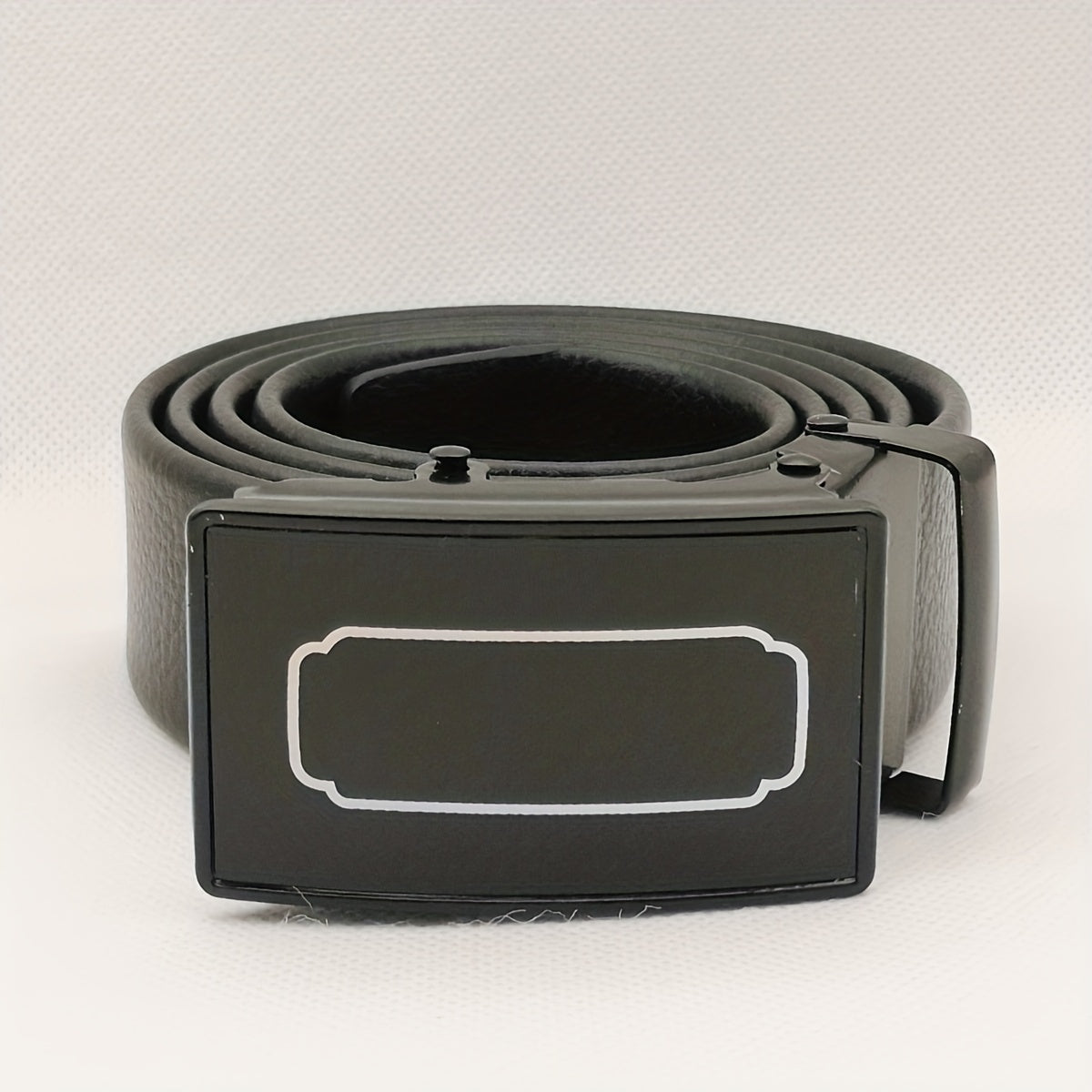 Men's PU Auto Buckle Casual Belt