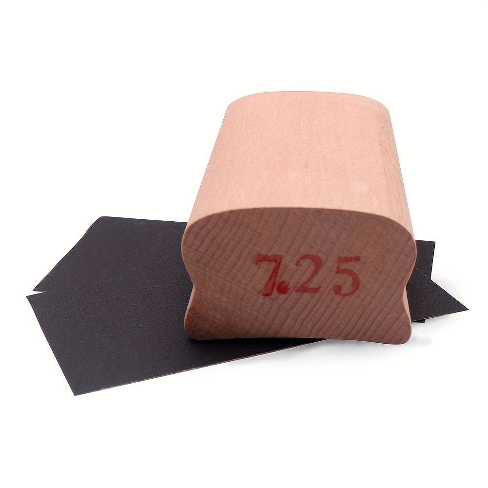 Wooden Sanding Block For Guitar Bass Fret Leveling Fingerboard