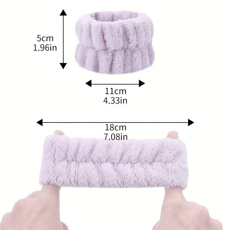2pc Face Washing Wristband with Waterproof Sleeve