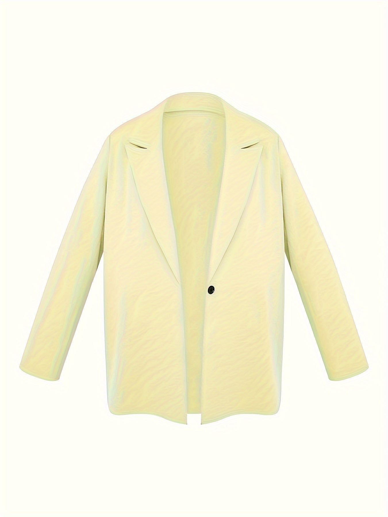  Women's Solid Long Sleeve Workwear Blazer