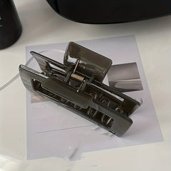 Dark Gray Hair Claw Clips Strong Hold Thick Hair Accessories