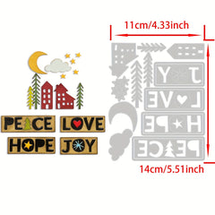 1pc Christmas Cutting Dies For Scrapbooking Paper Craft Card Album Punch