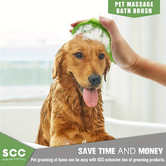 Pet Shampoo Brush & Massage Comb for Dog & Cat Grooming