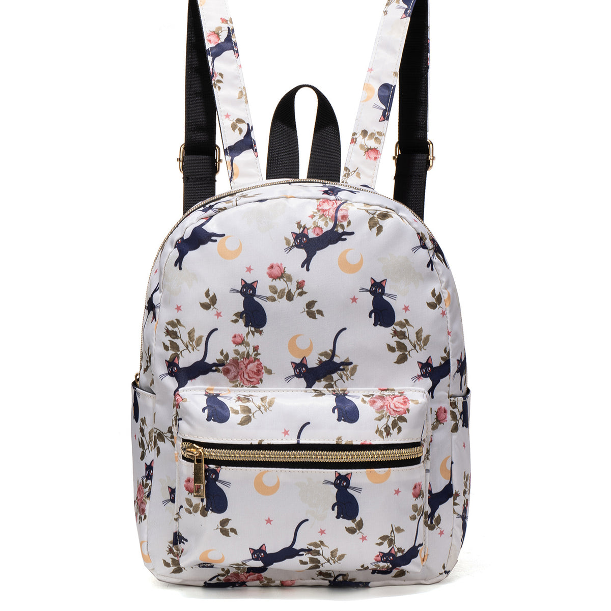 Cat Print Backpack Lightweight Daypack Casual Travel Bookbag