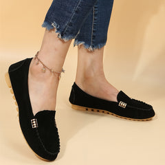 Soft Flat Loafers Lightweight Round Toe Shoes
