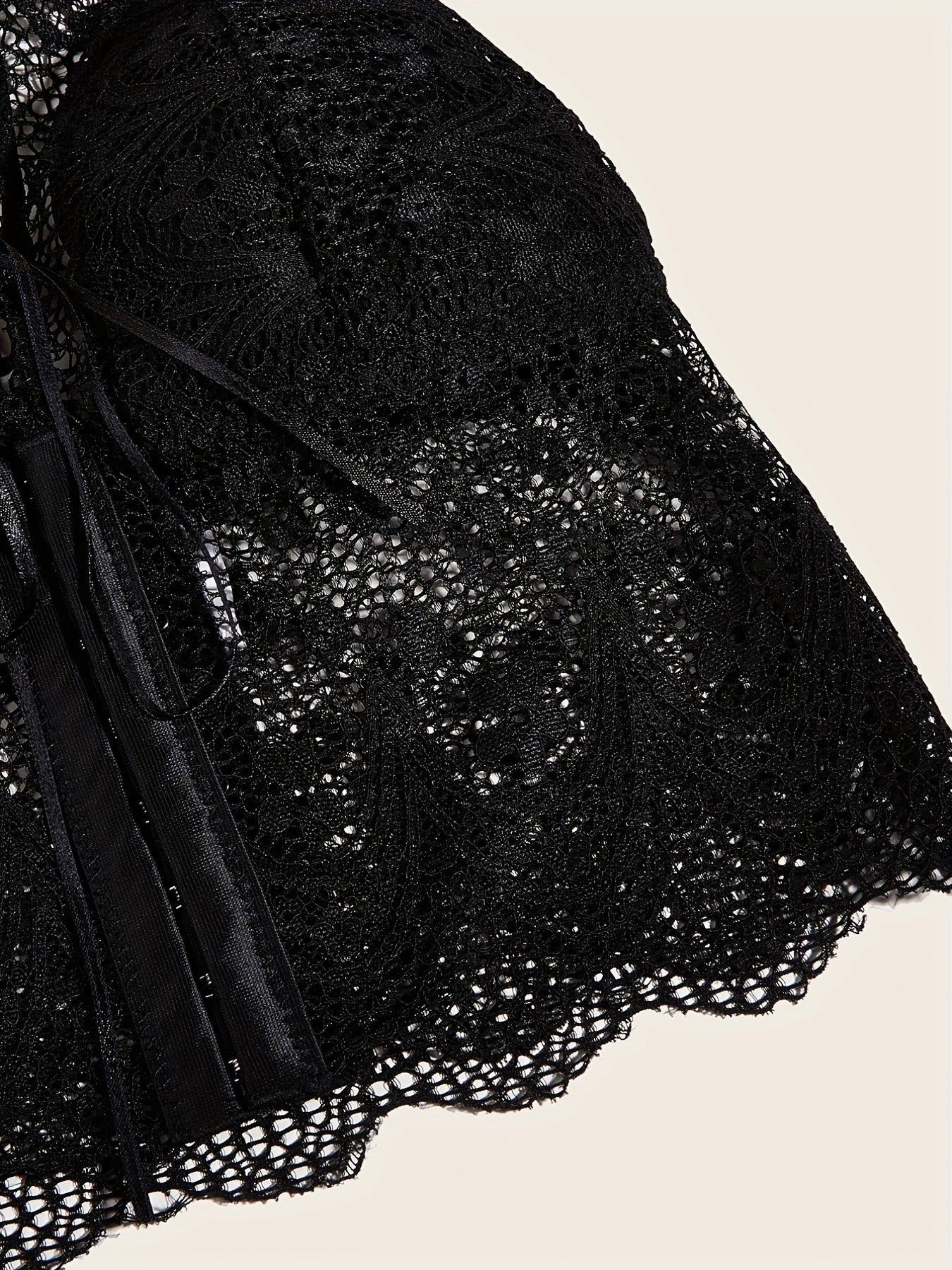 Floral Lace Halter Bra Wireless Lingerie