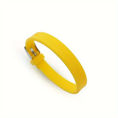 Adjustable Waterproof Sports Bracelet Rubber Band