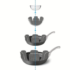 3 Pack Non Stick Pan Protector Heat Insulation Pot Holders Felt Mat Set