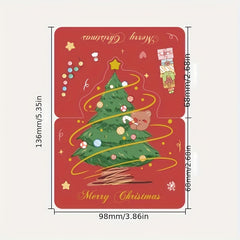 12pcs Christmas Greeting Card Christmas Message Card Christmas Blessing Card
