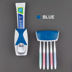 Automatic Toothpaste Dispenser and Toothbrush Holder